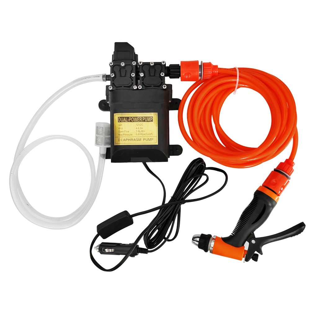 Vacuum Chamber Kit With Pump - Dual-Core Diaphragm Pump Car Wash Set