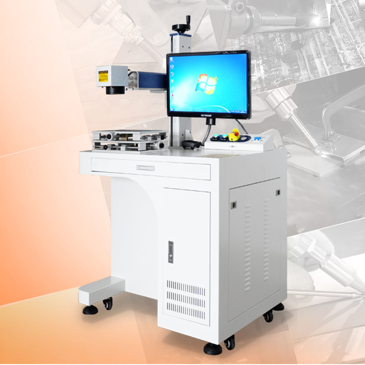 30W 50W 100W 3D Raycus Jpt Mop - огляд і ціна Fiber Laser Marking Machine 30W