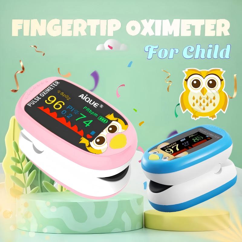 AiQUE Child Fingertip Pulse Ox - огляд і ціна Pulse Oximeter Fingertip Rechargeable