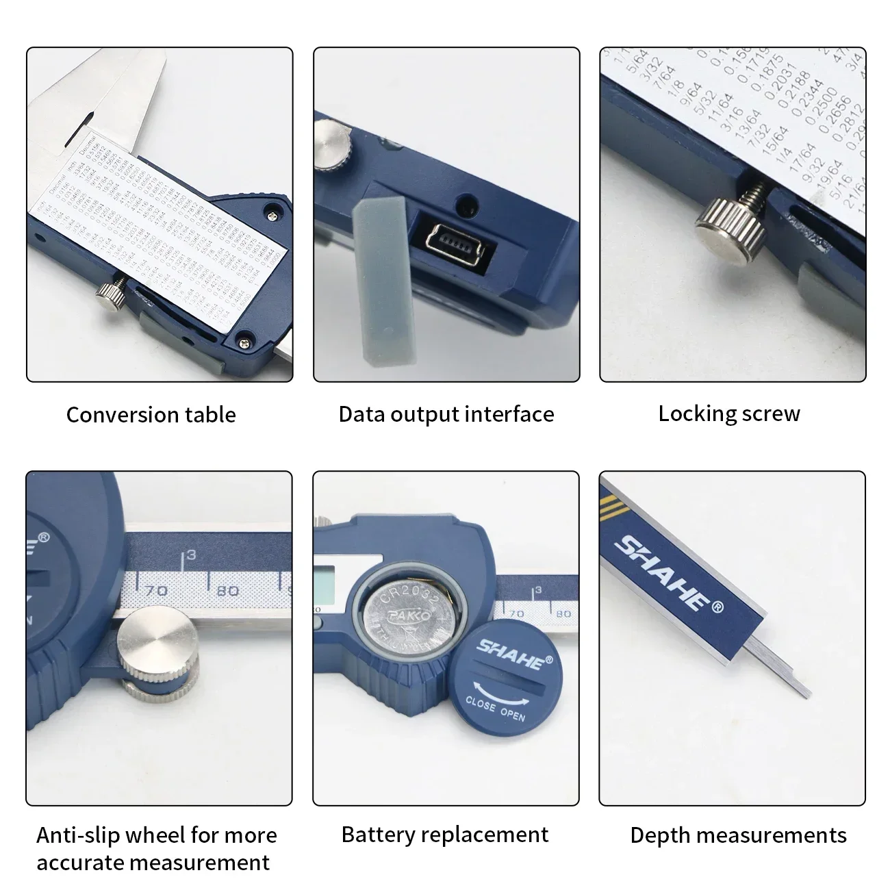 SHAHE Digital Caliper, 6 Inch/ - огляд і ціна Digital Caliper 150Mm Stainless Steel