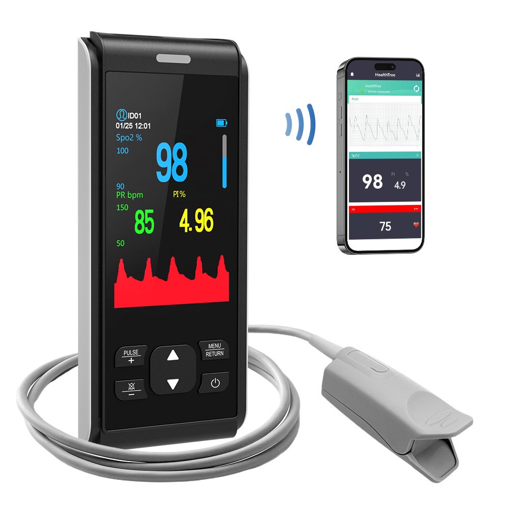 HealthTree Handheld Pulse Oxim - огляд і ціна Pulse Oximeter Fingertip Rechargeable