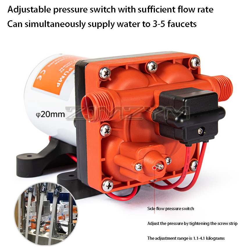 42 Series RV Water Pump Self E - огляд і ціна Mini Peristaltic Pump 12V