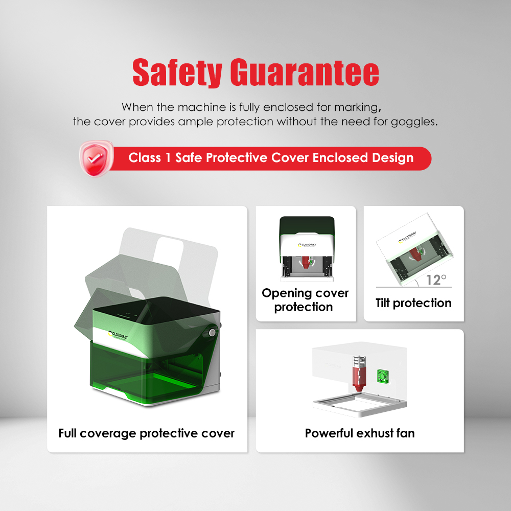 Cloudray 5000mw CNC Mini Laser - огляд і ціна Fiber Laser Marking Machine 30W
