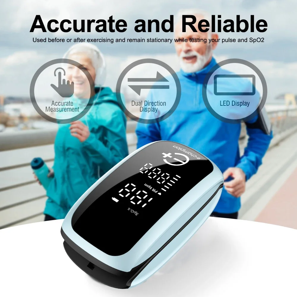 5PCS Rechargeable Medical Oxim - огляд і ціна Pulse Oximeter Fingertip Rechargeable
