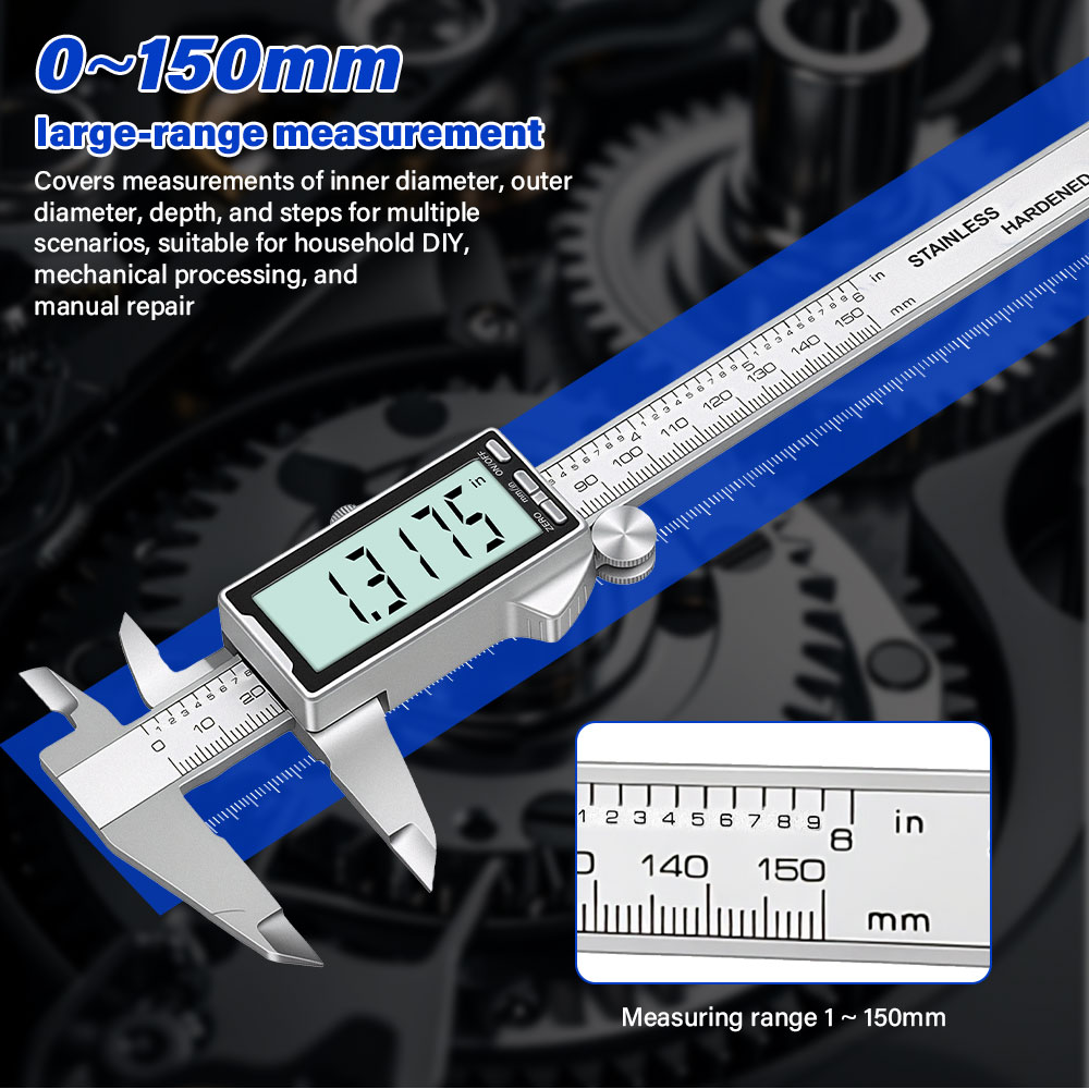 New 150mm 6 Inch Stainless Ste - огляд і ціна Digital Caliper 150Mm Stainless Steel