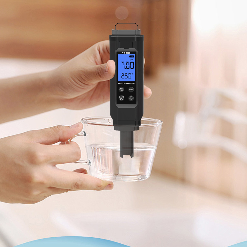 5-in-1 Digital Water Quality T - огляд і ціна Ph Meter Digital Water Tester