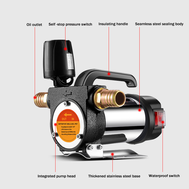 12V/24V/220V Fuel Transfer Pum - огляд і ціна Mini Peristaltic Pump 12V