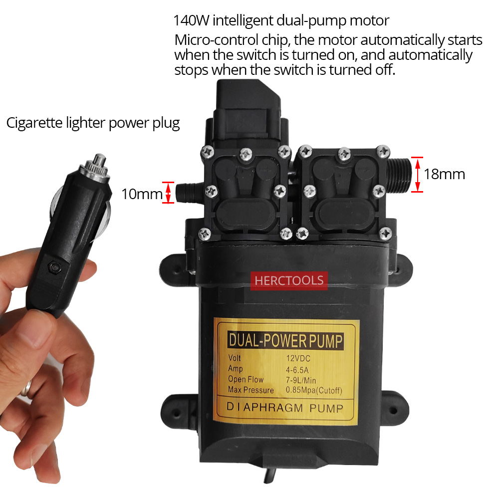Dual-Core Diaphragm Pump Car W - огляд і ціна Vacuum Chamber Kit With Pump