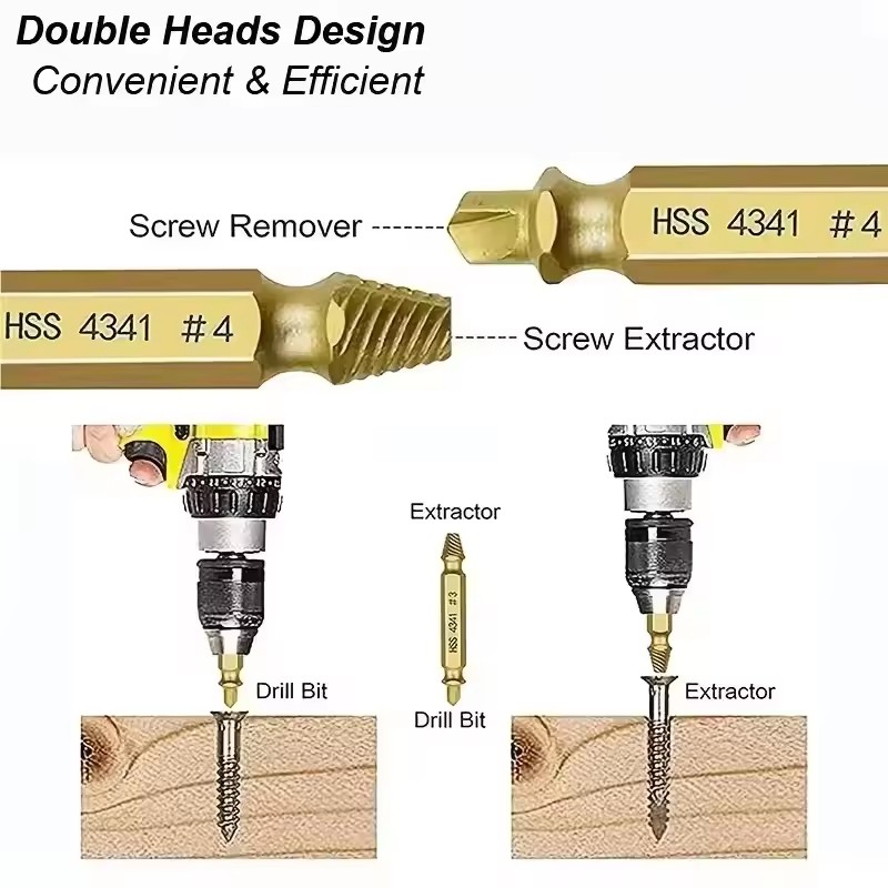 Damaged Broken Screw Extractor - огляд і ціна Industrial Tools