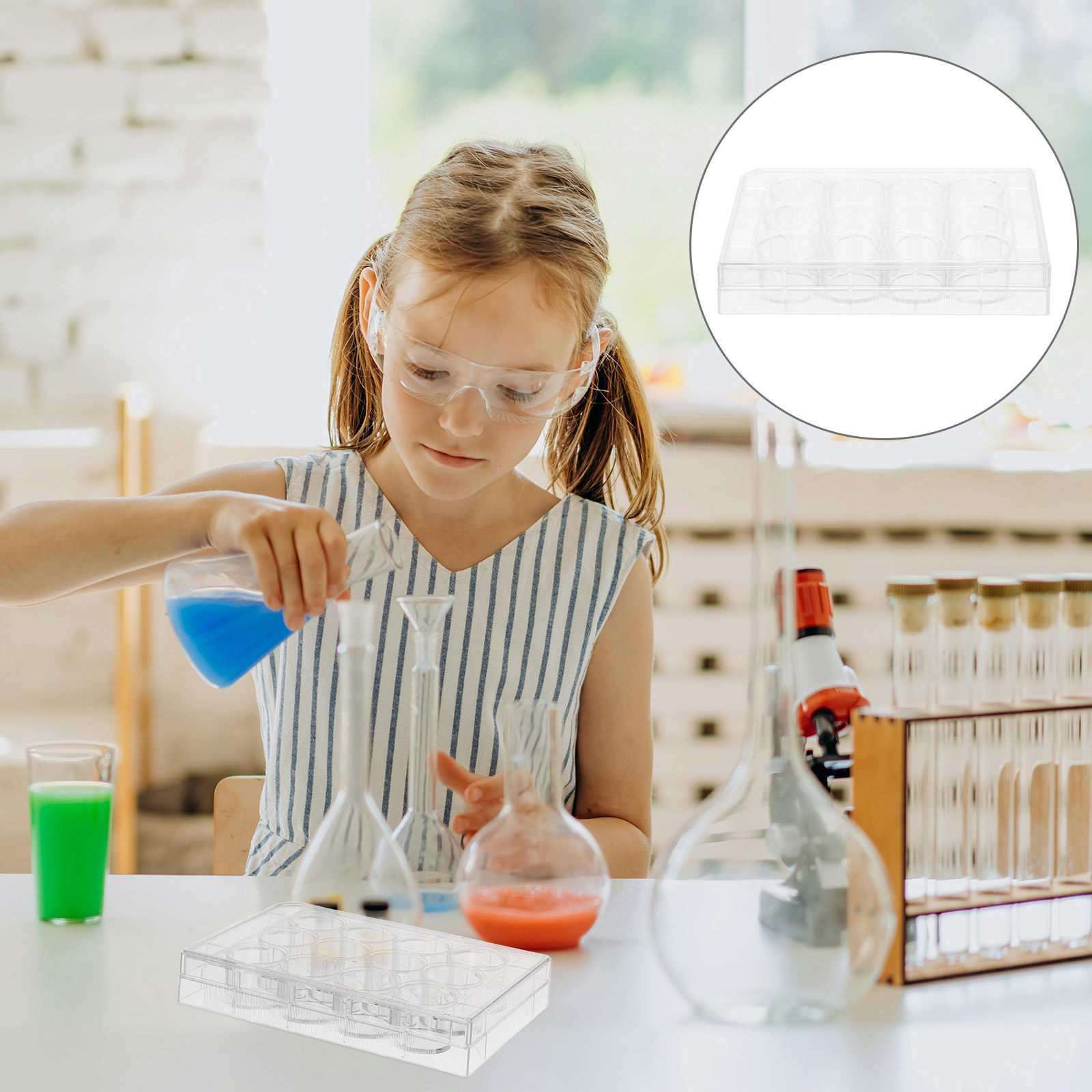 12 Well Transparent Cell Cultu - огляд і ціна Lab Equipment