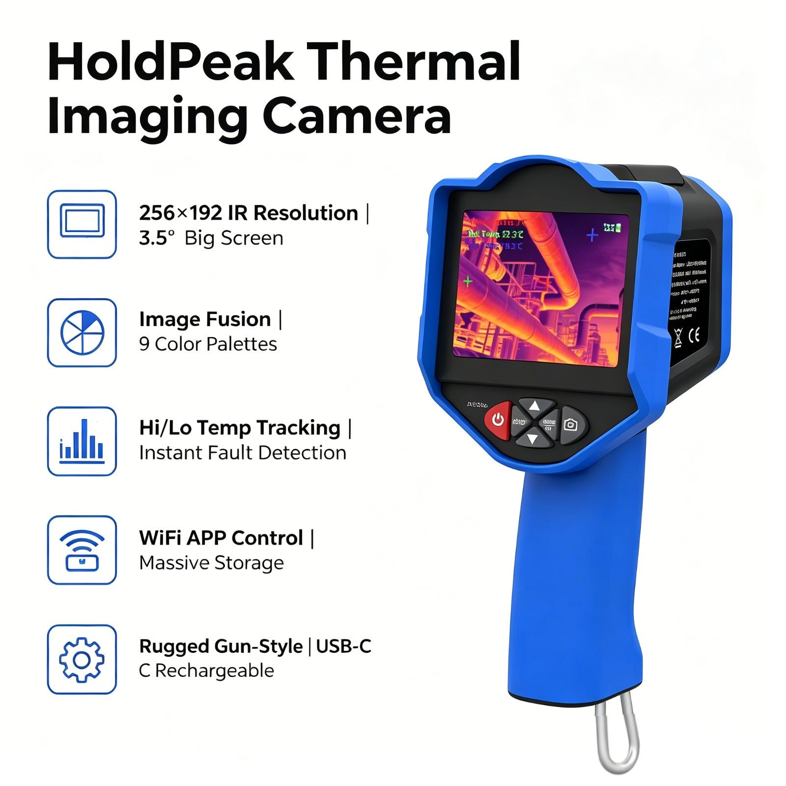 HoldPeak Thermal Imaging Camer - огляд і ціна Thermal Imaging Camera Pcb Repair